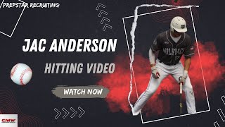 Jac Anderson, 2025, 3B/1B/P, 6'0",175 - Hitting Video