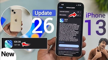 How To Update iOS 26 in iPhone 13 ( Official Update ) | iPhone 13 Me iOS 26 Kaise Update Kare | 26 |