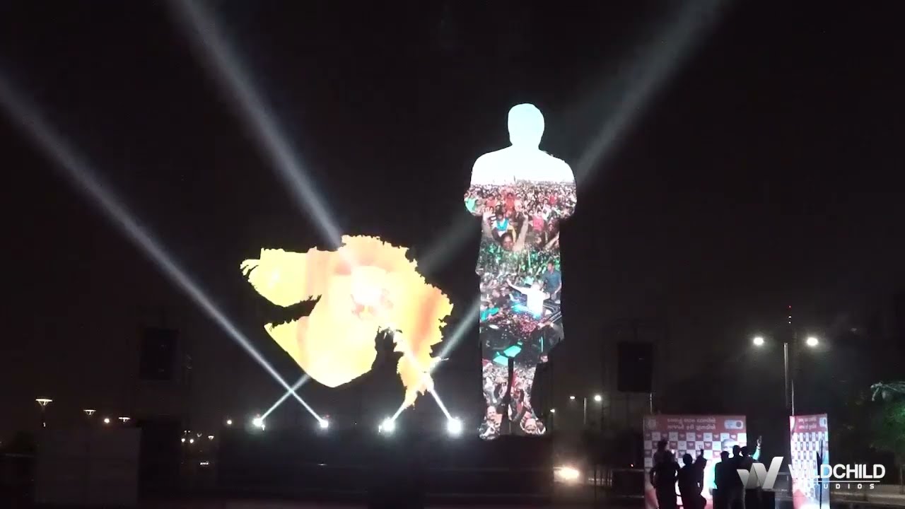 Gujarat Election Campaign - Light and Sound Show