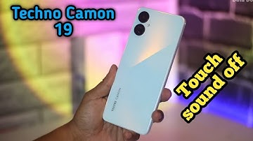 Touch Sound Off In Tecno Camon 19, Tecno Camon 19 Mein Touch Sound Off Kaise,