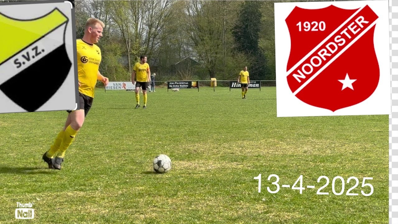 SVZ Zeijen - VV Noordster 5-2 ( Derde klasse O zondag  )