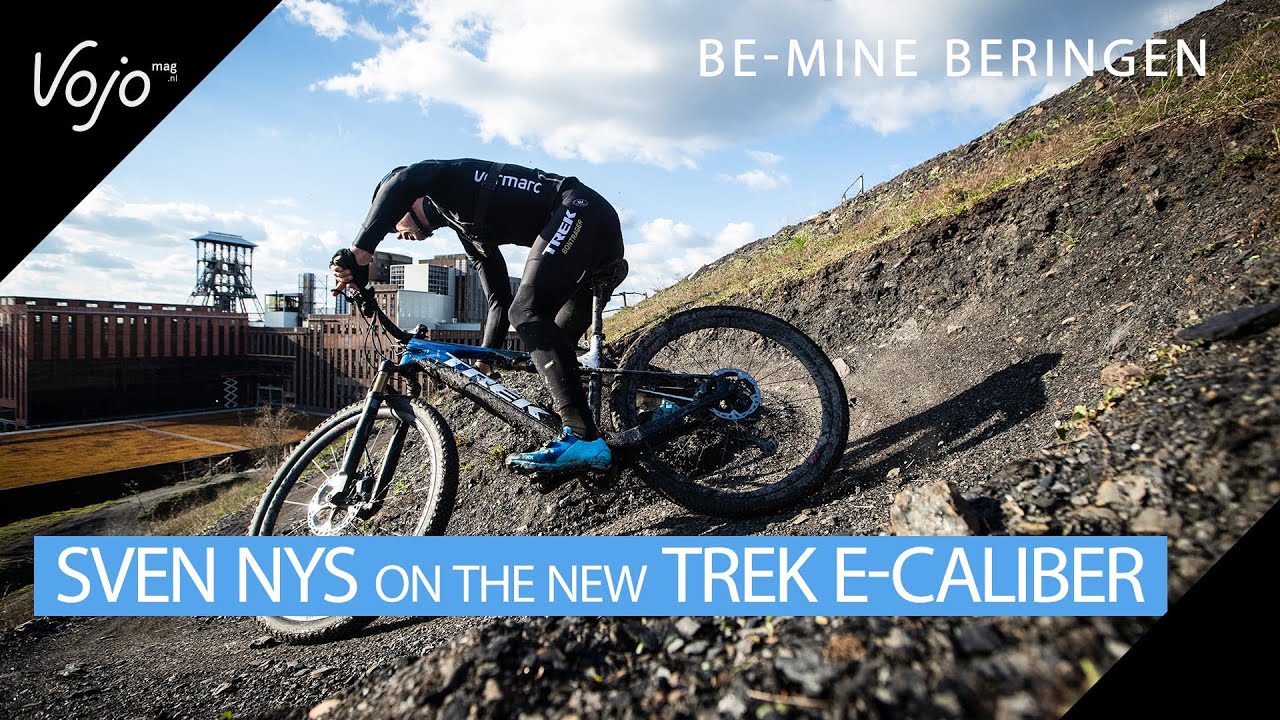 Sven Nys on the new Trek E-Caliber @ be-MINE Beringen