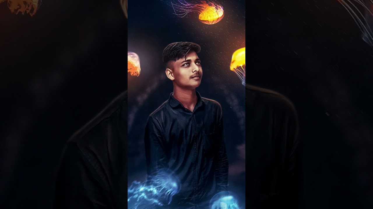 Glowing Fish Editing Shorts Video | 