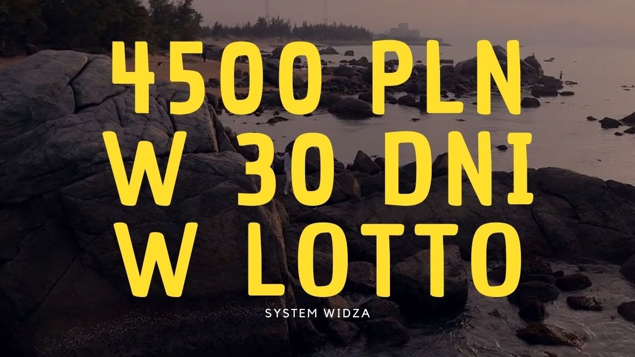 System Multi Multi dający wygrane 1000 zł tygodniowo sprawdzamy pomysł widza, YouTube