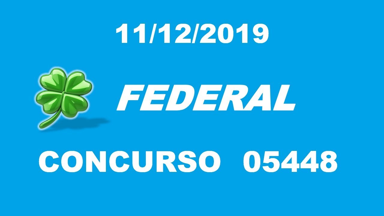 Loteria Federal / Resultado da Loteria Federal Dia 16/10/13 - 19 Horas