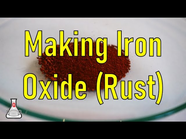 Chemistry and Iron Nails - Making Iron Oxide (Rust) 