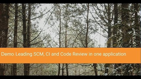 Leading SCM, CI and Code Review in one application