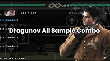 Dragunov All Sample Combo Tekken 6