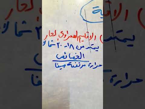 الخصائص المناخية للاقليم المداري للصف الاول