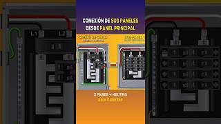 Cómo conectar subpaneles correctamente #electricidad #tutorial