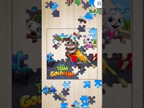 Jigty Talking Tom Gold Run Puzzle GamePlay