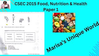 2015 (P1) CSEC  Food, Nutrition & Health (Paper 1)
