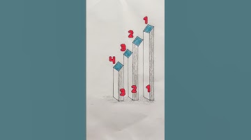 illusion art!? #art #viral #trending #shorts #3dart #satisfying #numbers #3dart #illusion