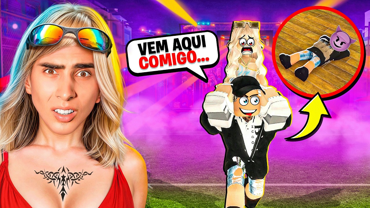 FINGI ser MENINA no ROBLOX e ELE me levou pra CASA 💀
