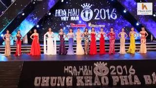 Đêm chung khảo Hoa hậu Việt Nam 2016 khu vực phía Bắc- Phần thi dạ hội