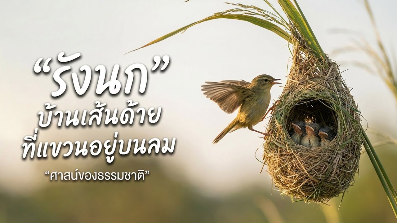 "รังนก" บ้านเส้นด้ายที่แขวนอยู่บนลม | ศาสน์ของธรรมชาติ