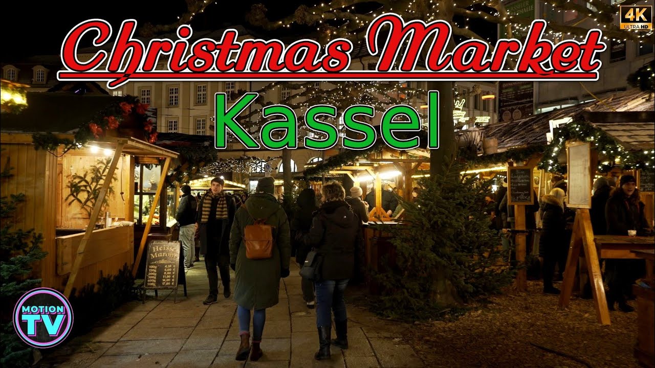 🇩🇪Weihnachtsmarkt Kassel 2023 Germany in 4K🇩🇪