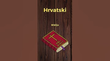 The Bible. The 5-minute-a-day way to learn Croatian!  #learn #croatian   #bible