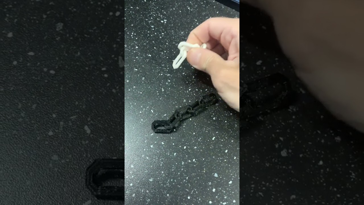 Printed Chain - Flexible Filament Test