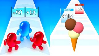 Ice Cream Rush vs Join Blob Clash 3D🔥 EPIC 2025 Gameplay – All Levels UNLOCKED