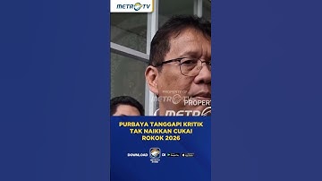 Tolak Kenaikan 5 Cukai Rokok 2026, Menkeu Purbaya Khawatir Angka Pengangguran Naik #shorts