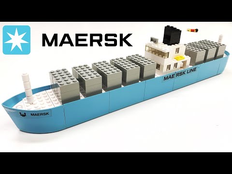RARE LEGO MAERSK LINES set 1650 from 1974 Build 1 Update