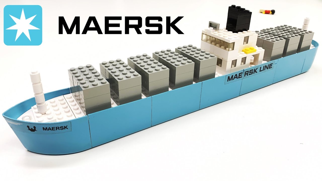 RARE LEGO MAERSK LINES set 1650 from 1974 Build 1 Update - YouTube