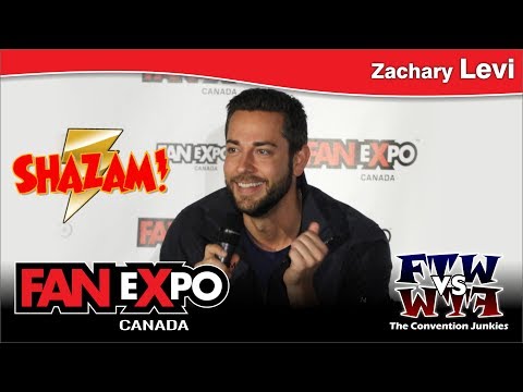 Shazam's Zachary Levi at FAN eXpo Canada