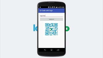 Qr Code with logo and custom color for android