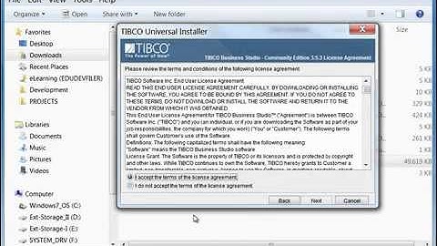 Download and Start TIBCO Business Studio