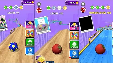 Going Balls - All Levels Gameplay Android, ios Walkthrough Mobile Game New Update #111