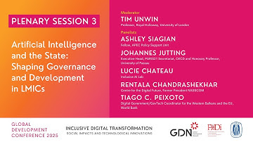 Plenary 3 - AI and the State: Shaping Governance and Development in LMICs | GDC 2025