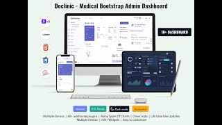 Medical Responsive Admin Dashboard Template with Bootstrap UI Kit – Doclinic