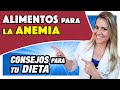 ALIMENTOS para la ANEMIA y consejos para tu dieta