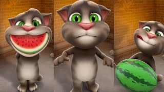 My Talking Tom ko Khilaya Mini Water Melon 🍈 #mytom2
