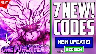 NEW UPDATE! ✅ ONE PUNCH HERO ROBLOX CODES 2023 - ONE PUNCH HERO CODES 2023