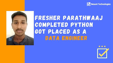 Besant Technologies Electronic City Reviews | Parathwaaj Got Placed in GoldCoast as Data Engineer