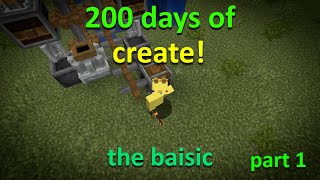 I Survived 200 Days with the Create Mod in Hardcore Minecraft! part 1