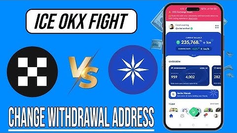 Change your ICE withdraw address | ICE vs OKX fight 😂