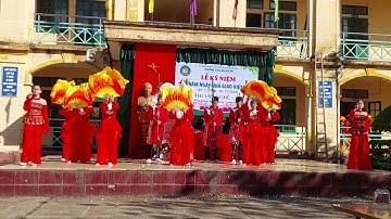 Tiết mục đạt giải nhất của lớp 9a. 