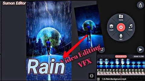Rain mansion background change video Editing VFX  tutorial// sky change video Editing VFX