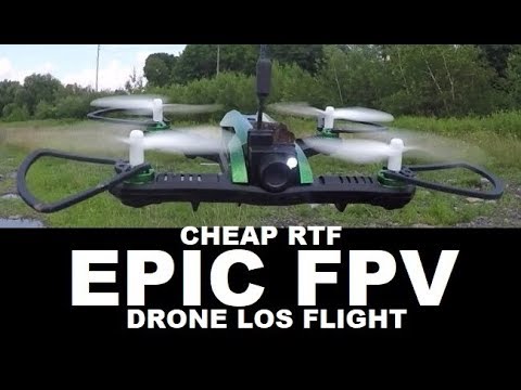 Flytec H825 5.8 ghz FPV racing drone 1st LOS Flight Review - YouTube