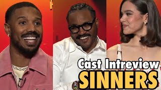SINNERS: Cast Roundtable: Michael B. Jordan, Hailee Steinfeld & Coogler | Interview (WARNER 2025)