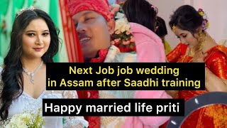 Assam boy Bengal girl wedding _Happy married life @Pritinarjinary1  love u forever in the name of 👏🏻