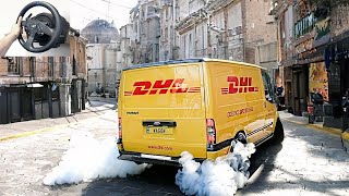 The Fastest Delivery Driver DHL Ford Transit - Forza Horizon 5 Thrustmaster T300RS 4k Gameplay