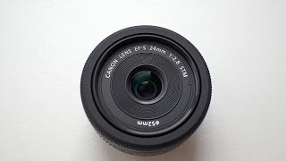 : Canon EF-S 24mm f/2.8 STM.   