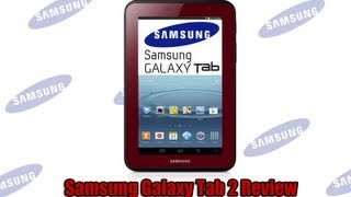 Samsung Galaxy Tab 2 7 Inch 8GB Review