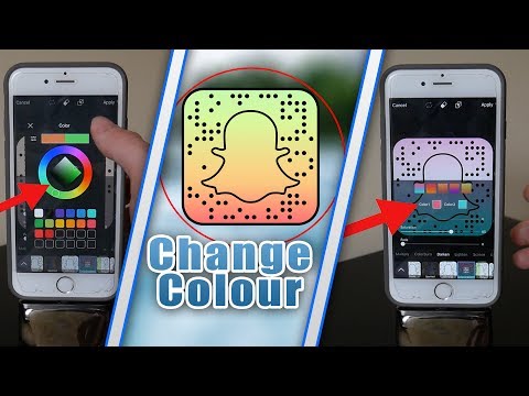 How To Change Your Snapchat Snapcode Colour - Snapchat Hacks