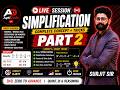 SIMPLIFICATION - PART 2 | QUANT | ZERO TO ADVANCE QUANT, DI &amp; REASONING | SURJIT SIR