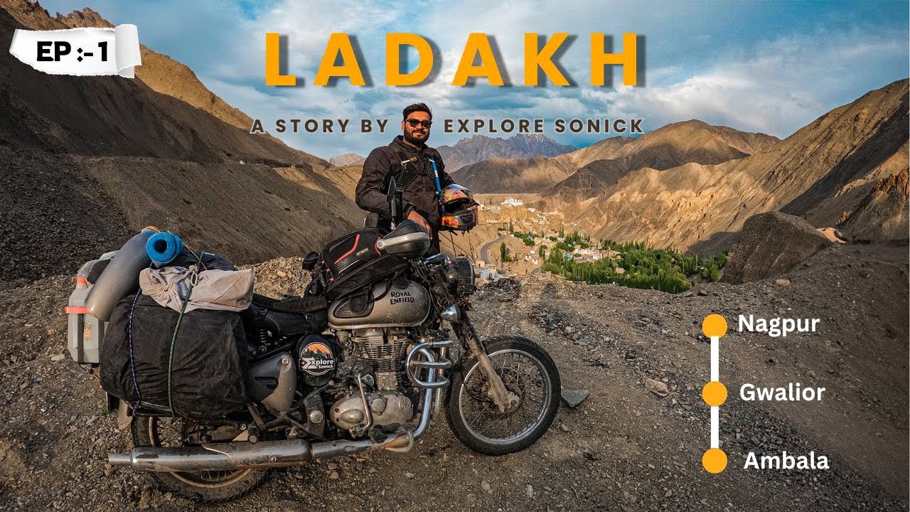 Nagpur to Ladakh: Dream Ride Begins! | Epic Motorcycle Journey Day 1